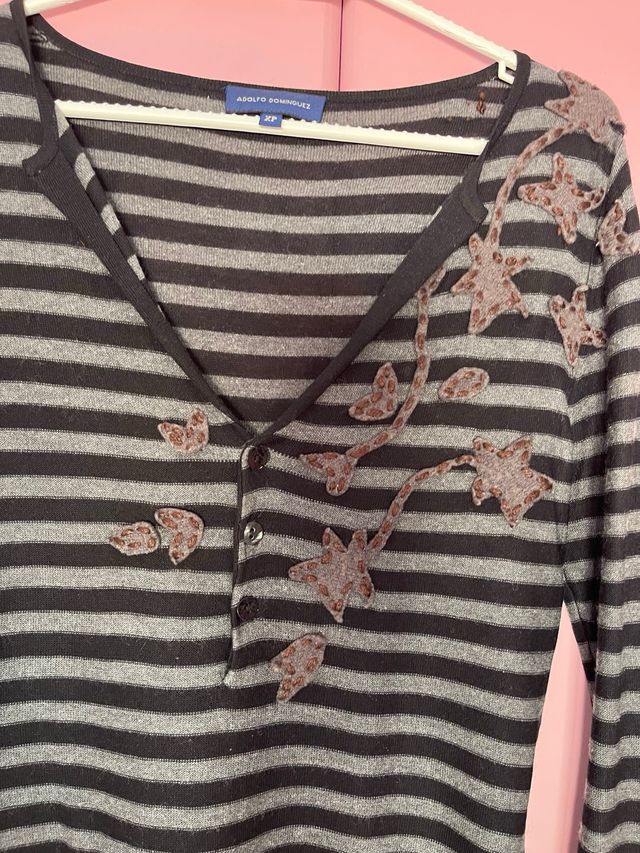 Suéter rayas Adolfo Domínguez L