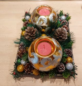 Centro mesa navideño 