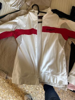 Chaqueta blanca deportiva WEF