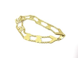 pulsera oro 18k con circonita