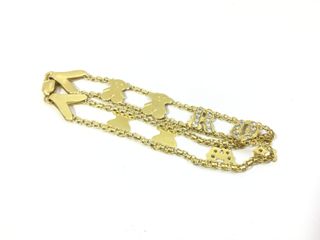 pulsera oro 18k con circonita