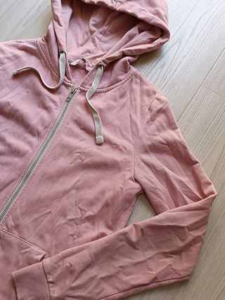Chaqueta chándal rosa pastel 