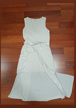 Vestito lungo panna estivo