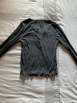 Top Bershka gris - Talla S