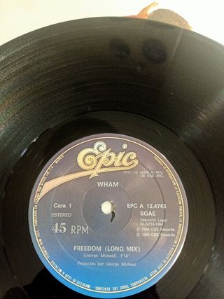 Wham! Freedom - Maxi single vinilo