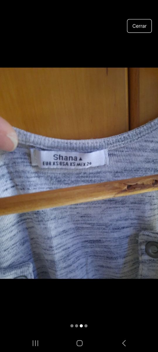 Body gris sin mangas