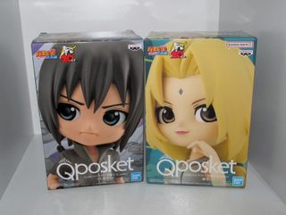 Uchiha Sasuke + Tsunade Q Posket Figures