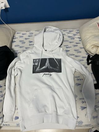 Sudadera Mister Tee blanca talla M