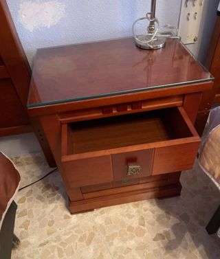 Armario 3 módulos + Cómoda + Mesita + Cabeceros