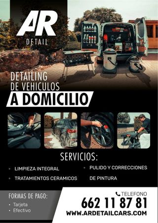 Limpieza de vehículos a domicilio 
