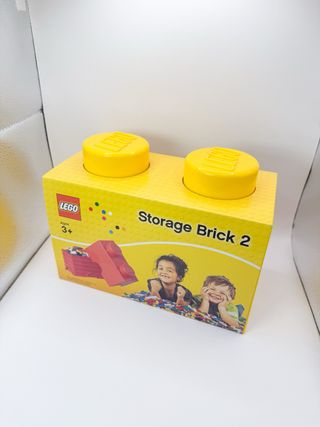Lego Storage Brick 2 Giallo