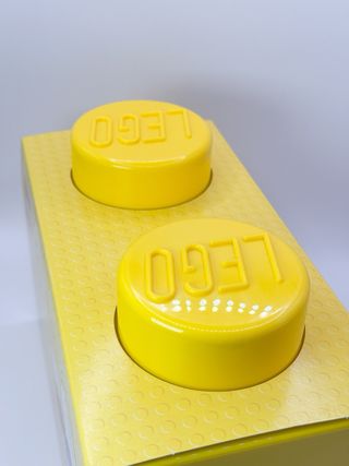 Lego Storage Brick 2 Giallo