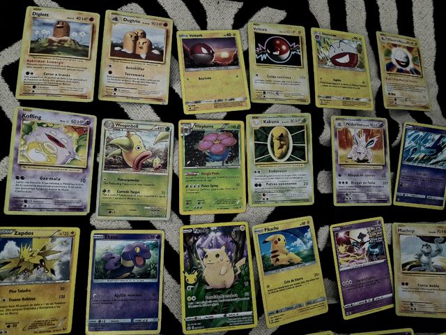 Cartas Pokémon: 1ª y 2ª Fase