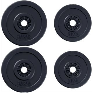 Discos peso 2x5kg + 2x10kg - HOMCOM