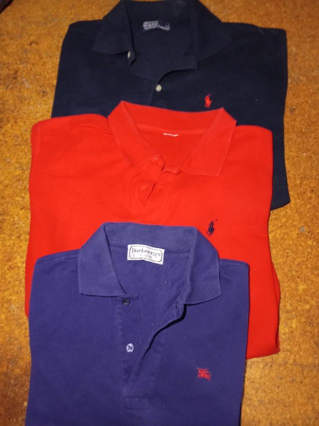 Polo Burberry XXL azul