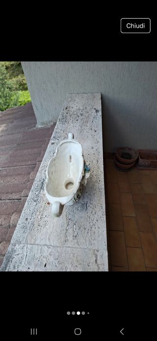 Vaso Ceramica Vintage Dipinto a mano