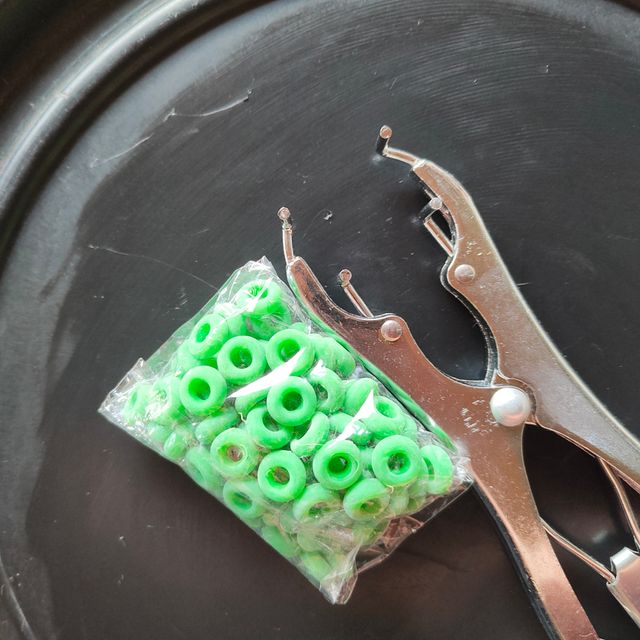 Alicate castración cola ovejas cerdo 100 anillas