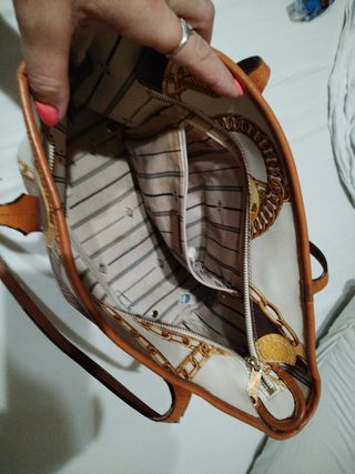 Borsa Ralph Lauren Beige/Marrone