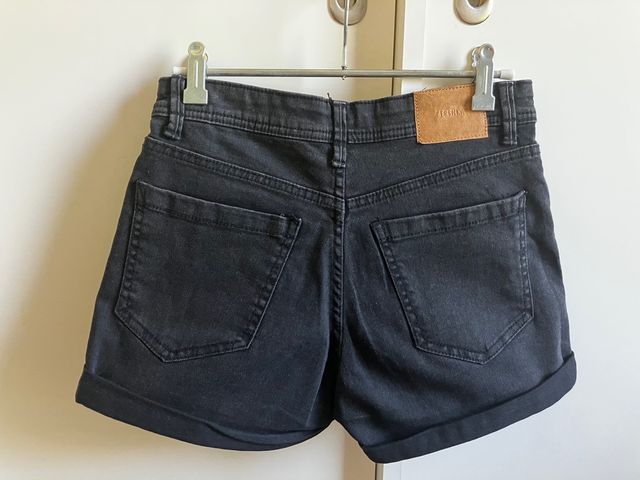 Shorts negros Bershka