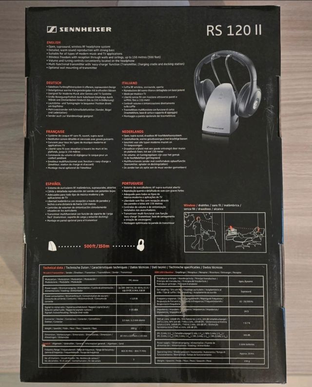 Sennheiser RS 120 II Cuffie Wireless
