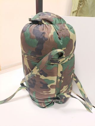 Saco dormir camuflaje ejército