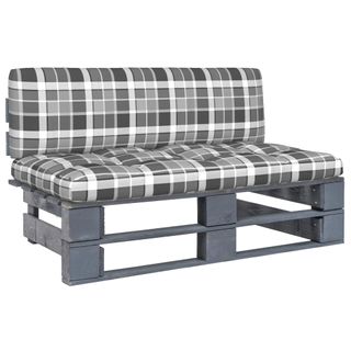 Pouf da giardino vidaXL realizzato con pallet in legno di pino 