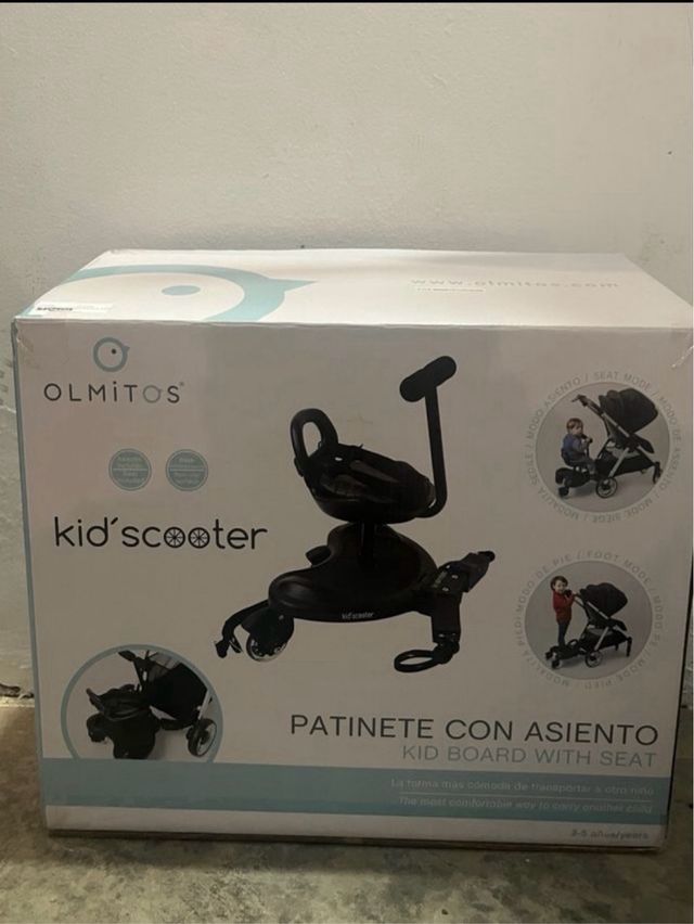 Patinete + asiento kid’s scooter OLMITOS.