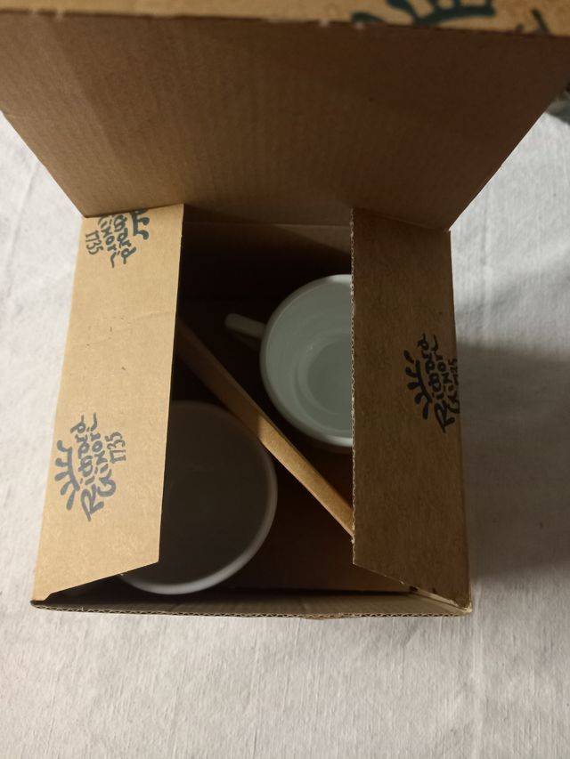 Tazze caffè tête-à-tête bianche richard ginori