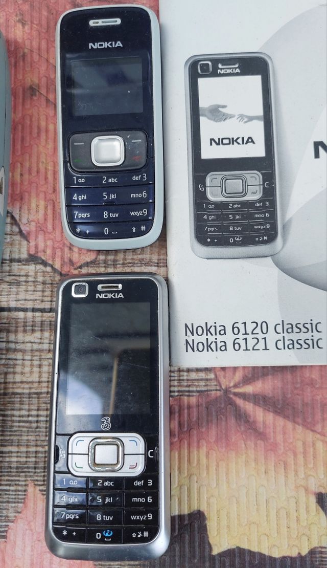  Nokia - 6120 classic & 6121 clas + nokia 1208 
