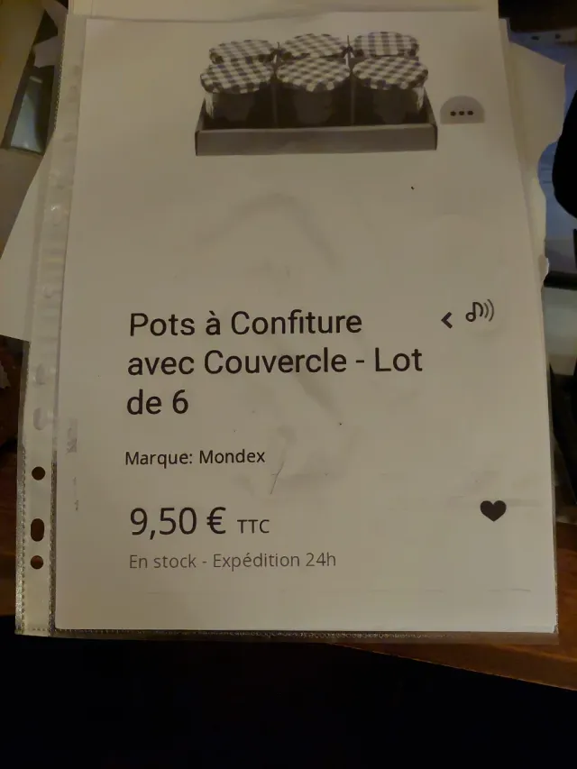 Botes cristal mermelada