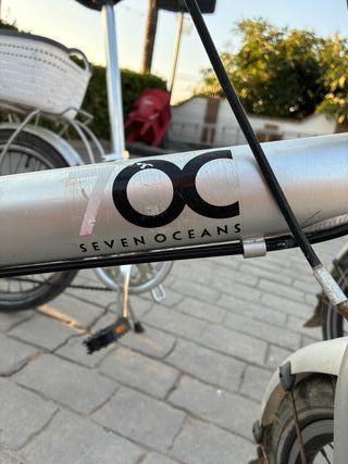 Bicicleta Seven Oceans plegable 400 euros las dos 
