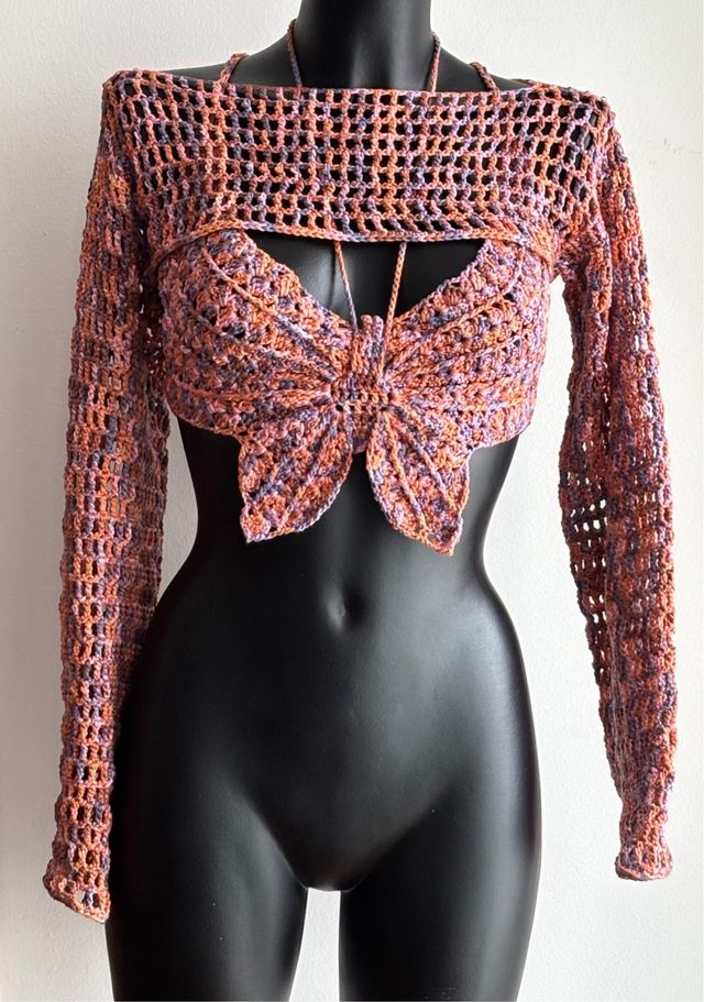 coprispalle/Top estivo con maniche lunghe