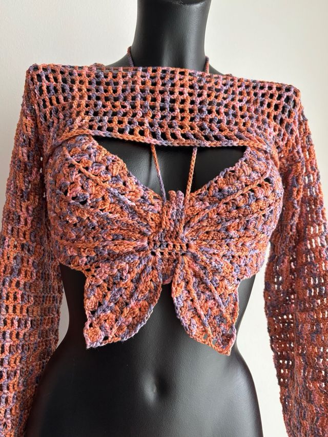 coprispalle/Top estivo con maniche lunghe