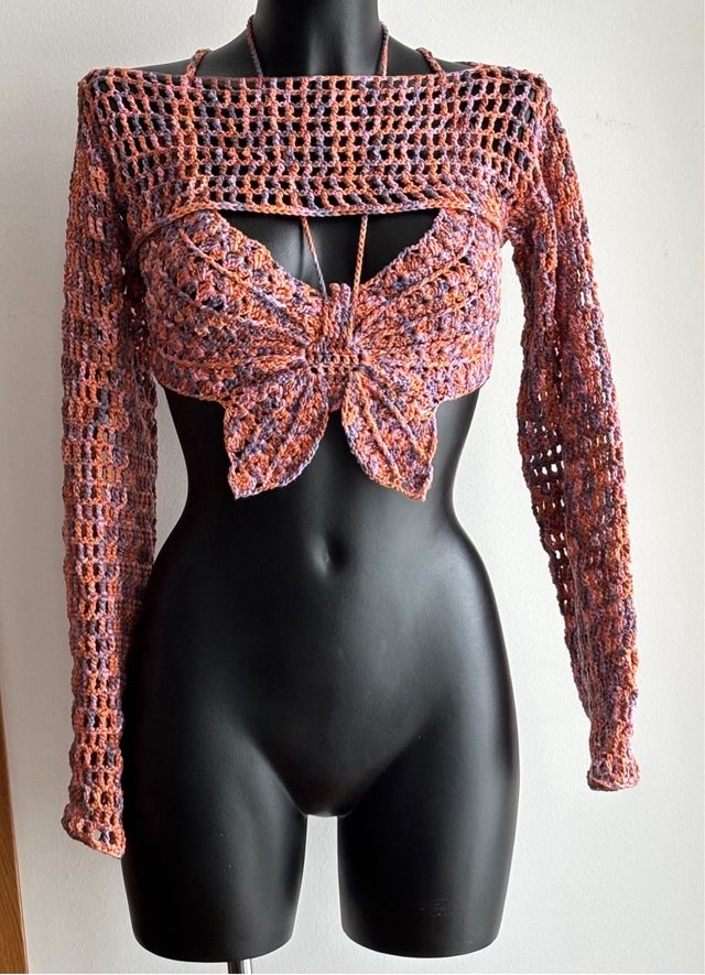 coprispalle/Top estivo con maniche lunghe