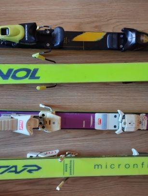 Esquís Alpino Vintage: 3 pares