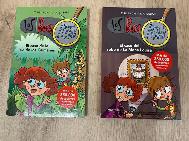 2 libros de Los Busca Pistas