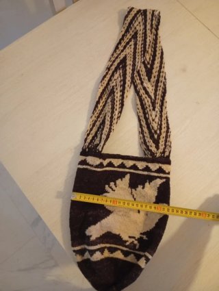 Mochila Arhuaca tejida a mano
