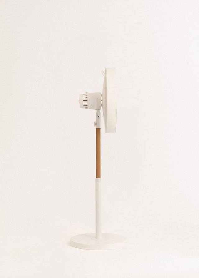 Ventilador CREATE blanco - pie madera
