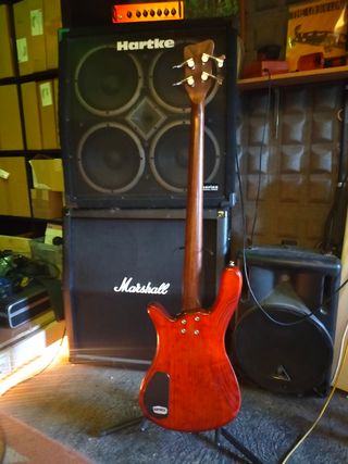 Lote bajo electrico: pantalla, ampli, bajo warwick