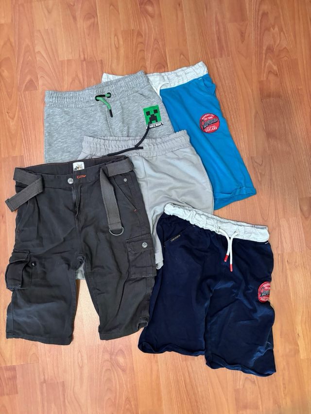 Lote 5 Shorts Niño 12 años