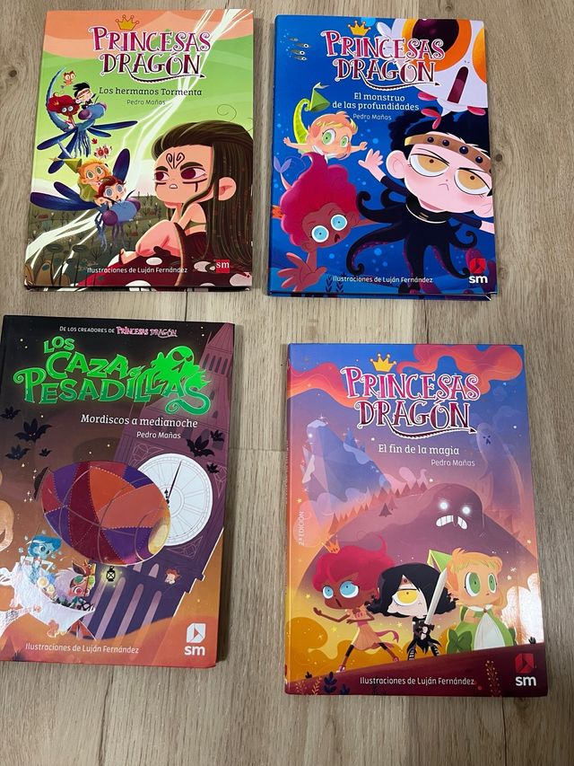 Libros Princesas Dragón y Los Caza Pesadillas