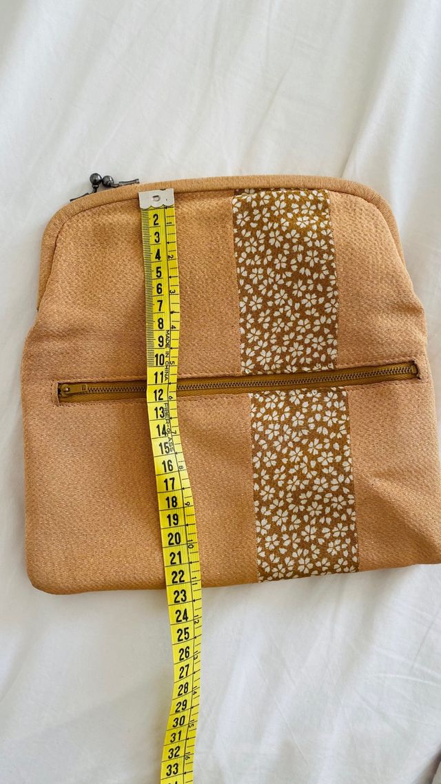 Neceser vintage marrón beige