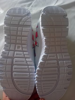 Sneakers infermiere - bianche e rosse - n.40