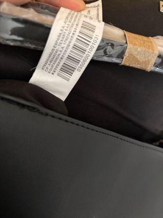 Bolso negro Stradivarius - bandolera