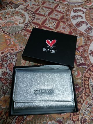 Portafoglio Sweet Jeans argento