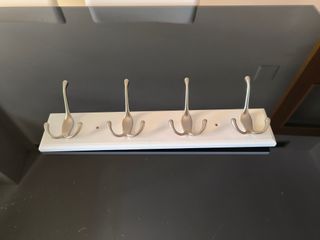 Perchero de pared de bambú