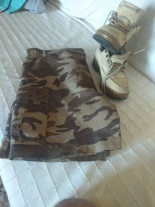 Timberland zapatos y shorts