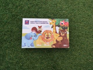 Pack de dos Libros tela bebé: Mundo Marino y de la