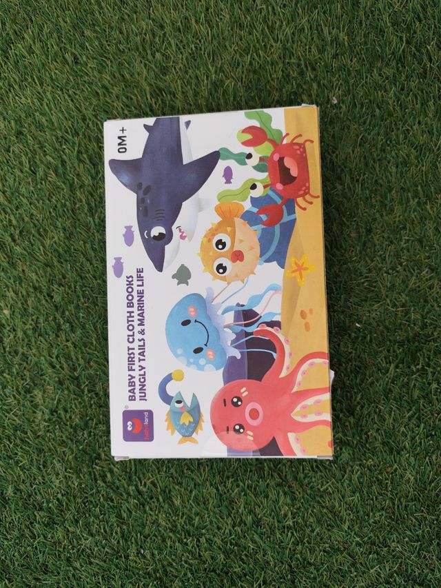 Pack de dos Libros tela bebé: Mundo Marino y de la