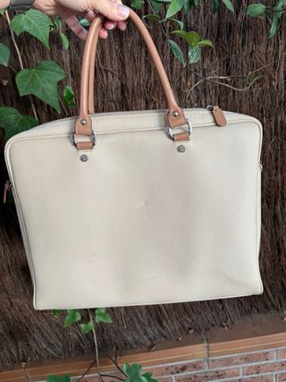 Maletín El Caballo Piel Beige